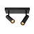 LUCIDE Lucide GRADO - Spot Plafonnier - 2xGU10 (MR11) - Noir