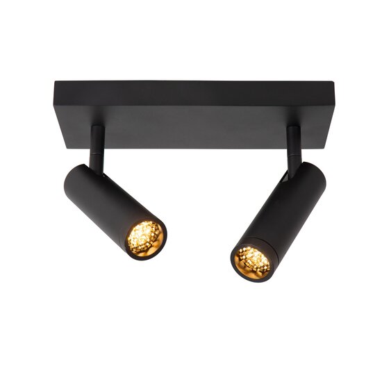 Lucide GRADO - Plafondspot - 2xGU10 (MR11) - Zwart