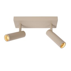 Lucide GRADO - Foco de Techo - 2xGU10 (MR11) - Taupe