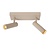 Lucide GRADO - Ceiling spotlight - 2xGU10 (MR11) - Taupe