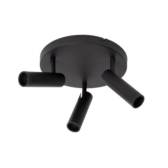 Lucide GRADO - Deckenstrahler - Ø 25 cm - 3xGU10 (MR11) - Schwarz