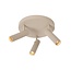 Lucide GRADO - Plafondspot - Ø 25 cm - 3xGU10 (MR11) - Taupe
