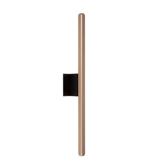 Lucide BRAGA - Wandlamp Binnen/Buiten - LED - 1x10W 2700K - IP54 - Koffie