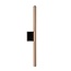 Lucide BRAGA - Wandlamp Binnen/Buiten - LED - 1x10W 2700K - IP54 - Koffie