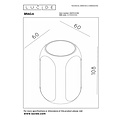 Lucide BRAGA - Wandleuchte - 1xGU10 - Kaffee