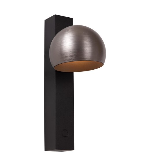 LUCIDE Lucide ESFERA - Wall lamp - LED Dimb. - 1x9W 2700K - Grey iron
