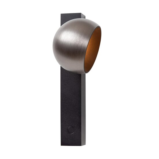 Lucide ESFERA - Wall lamp - LED Dimb. - 1x9W 2700K - Grey iron