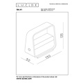 LUCIDE Lucide SILVI - Oplaadbare Wandlamp - Creëer de perfecte sfeer met dimbare LED verlichting