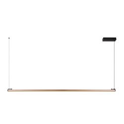 Lucide BRAGA - Pendant lamp - LED Dimb. - CCT - 1x36W 2700K/4000K - Coffee