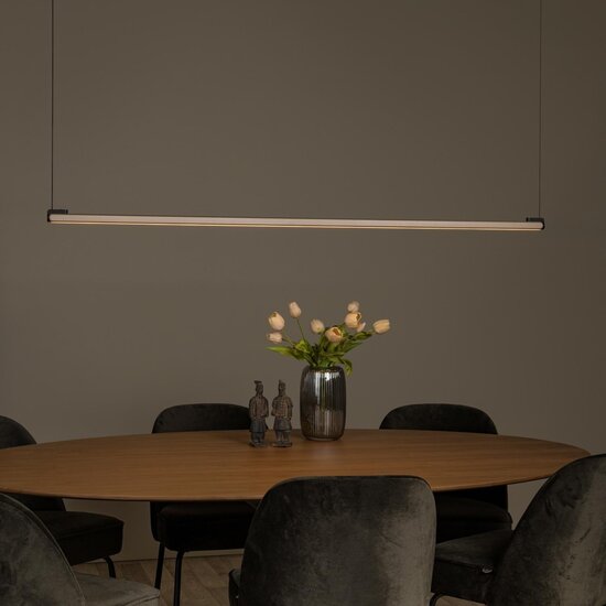 LUCIDE Lucide BRAGA - Lámpara colgante - LED regulable - CCT - 1x36W 2700K/4000K - Café