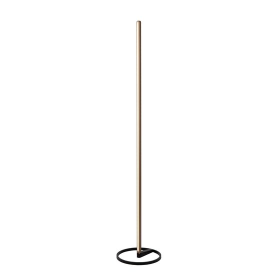 LUCIDE Lucide BRAGA – Stehleuchte – Ø 30 cm – LED dimmbar – Farbtemperatur: 1 x 22 W, 2700 K/4000 K – Kaffeebraun