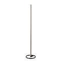 LUCIDE Lucide BRAGA - Lámpara de pie - Ø 30 cm - LED regulable - CCT - 1x22W 2700K/4000K - Café