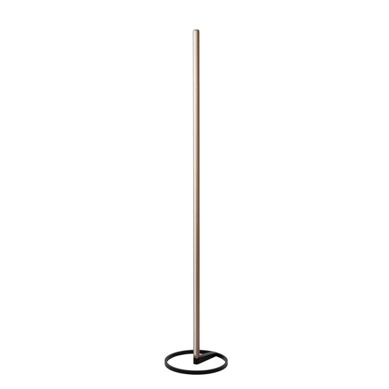 LUCIDE Lucide BRAGA – Stehleuchte – Ø 30 cm – LED dimmbar – Farbtemperatur: 1 x 22 W, 2700 K/4000 K – Kaffeebraun