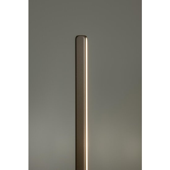 LUCIDE Lucide BRAGA - Lampadaire - Ø 30 cm - LED à intensité variable - Température de couleur - 1 x 22 W 2700 K/4000 K - Couleur café