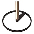 LUCIDE Lucide BRAGA - Lámpara de pie - Ø 30 cm - LED regulable - CCT - 1x22W 2700K/4000K - Café