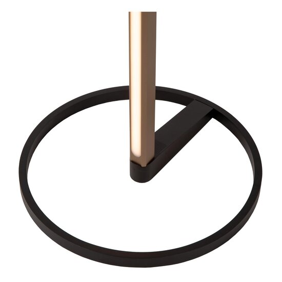 LUCIDE Lucide BRAGA – Stehleuchte – Ø 30 cm – LED dimmbar – Farbtemperatur: 1 x 22 W, 2700 K/4000 K – Kaffeebraun