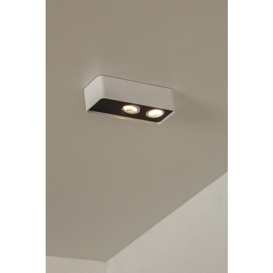 Lucide ANGULAR - Plafondspot - LED Dimb. - Wit