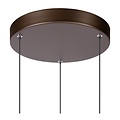 Lucide MARGARY - Lampe à suspension - Ø 28 cm - LED Variation. - 3x4W 2700K - Café