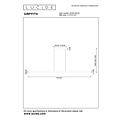 LUCIDE Lucide GRIFFITH - Lámpara colgante - LED Dimming. - CCT - 1x33W 2700K/4000K - Bronce