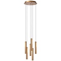 Lucide GRIFFITH - Hanging lamp - Ø 38 cm - LED Dimming. - CCT - 6x6W 2700K/4000K - Bronze