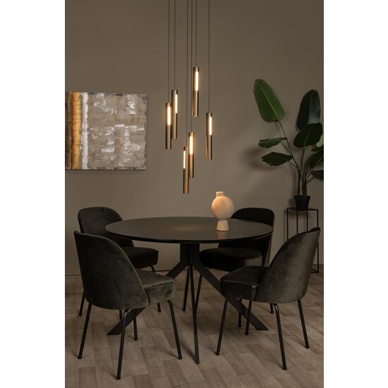 Lucide GRIFFITH – Hängelampe – Ø 38 cm – LED-Dimmung. - CCT - 6x6W 2700K/4000K - Bronze
