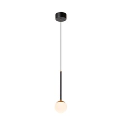 Lucide CALINA - Lámpara colgante - Ø 9,9 cm - Regulación LED. - 1x9W 2700K - Negro