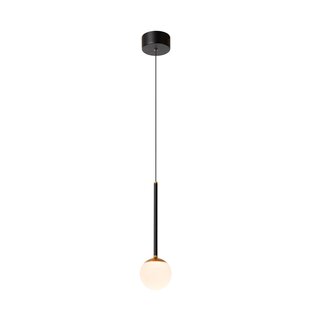 Lucide CALINA - Lámpara colgante - Ø 9,9 cm - Regulación LED. - 1x9W 2700K - Negro