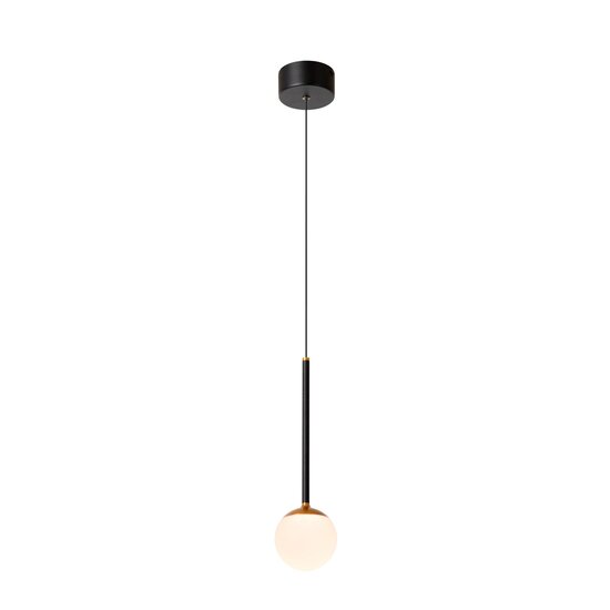 Lucide CALINA - Pendant lamp - Ø 9.9 cm - LED Dimb. - 1x9W 2700K - Black