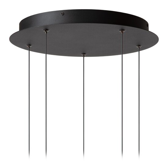 Lucide CALINA - Suspension - Ø 42 cm - LED à intensité variable - 5 x 8,2 W 2700 K - Noir