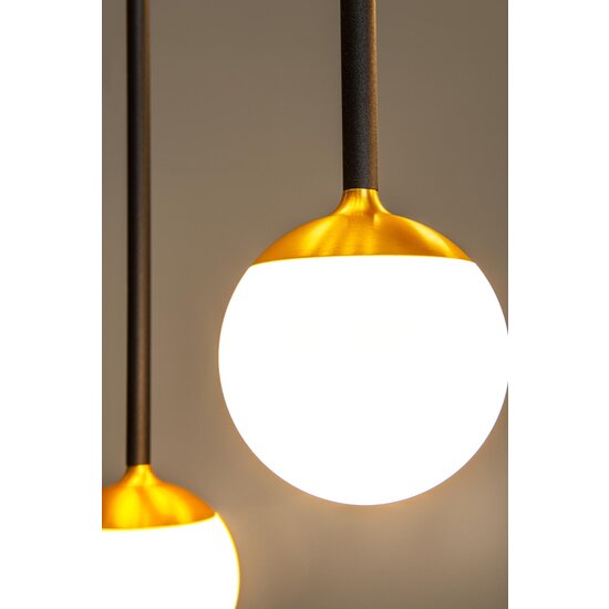 Lucide CALINA - Lampe à suspension - LED Dim. - 12x7,7W 2700K - Noir