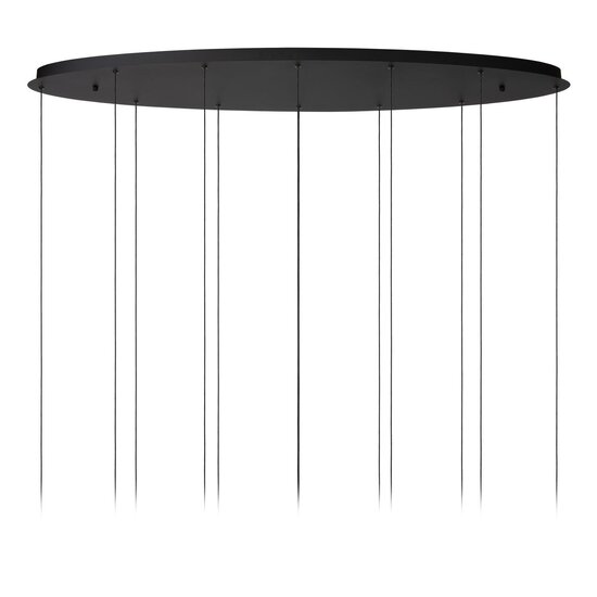 Lucide CALINA - Pendant lamp - LED Dimb. - 12x7.7W 2700K - Black