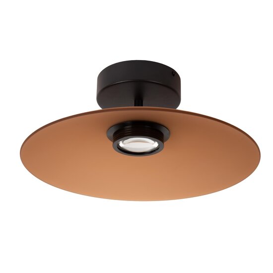 Lucide MENGA - Deckenleuchte - Ø 40 cm - LED Dim. - 1x11W 2700K - Bernstein