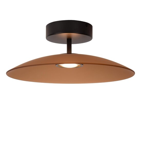 Lucide MENGA - Plafonnière - Ø 40 cm - LED Dimb. - 1x11W 2700K - Amber
