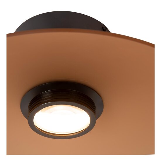 Lucide MENGA - Ceiling lamp - Ø 40 cm - LED Dim. - 1x11W 2700K - Amber