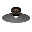 Lucide MENGA - Plafonnière - Ø 40 cm - LED Dimb. - 1x11W 2700K - Fumé
