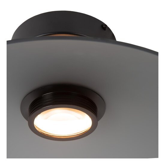 Lucide MENGA - Plafonnière - Ø 40 cm - LED Dimb. - 1x11W 2700K - Fumé