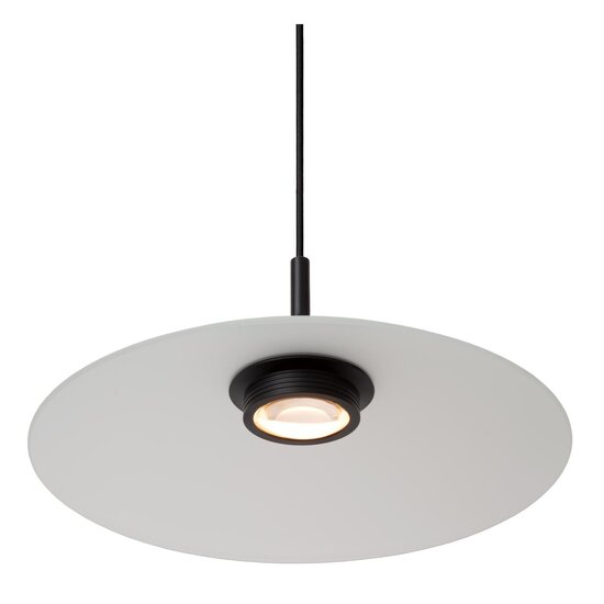 Lucide MENGA – Hängelampe – Ø 40 cm – LED-Dimmung. - 1x11W 2700K - Opal