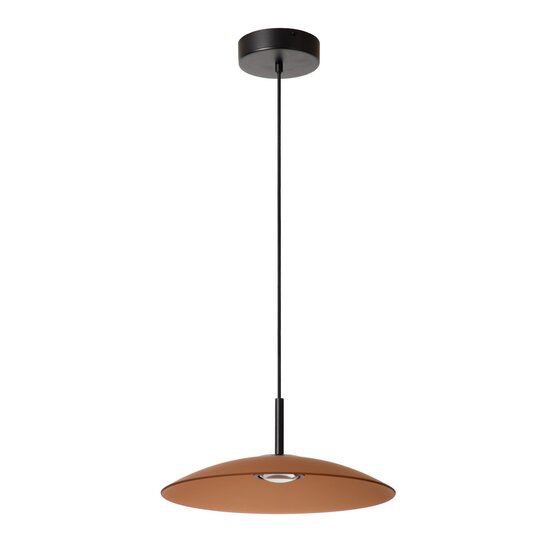 Lucide MENGA - Lampe suspendue - Ø 40 cm - Variation LED. - 1x11W 2700K - Ambre