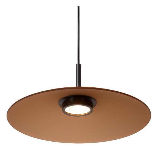 Lucide MENGA - Hanging lamp - Ø 40 cm - LED Dimming. - 1x11W 2700K - Amber