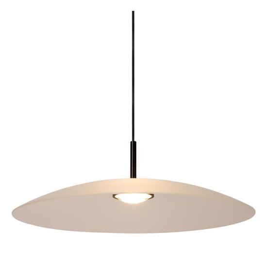 Lucide MENGA - Lampe suspendue - Ø 60 cm - Variation LED. - 1x18,6W 2700K - Opale