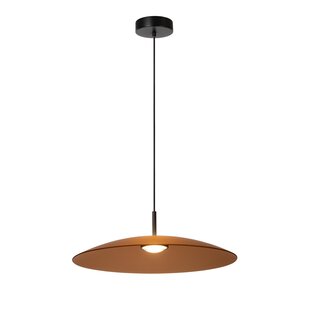 Lucide MENGA - Hanging lamp - Ø 60 cm - LED Dimming. - 1x18.6W 2700K - Amber