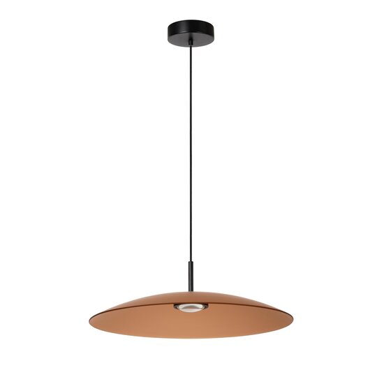 Lucide MENGA - Hanging lamp - Ø 60 cm - LED Dimming. - 1x18.6W 2700K - Amber