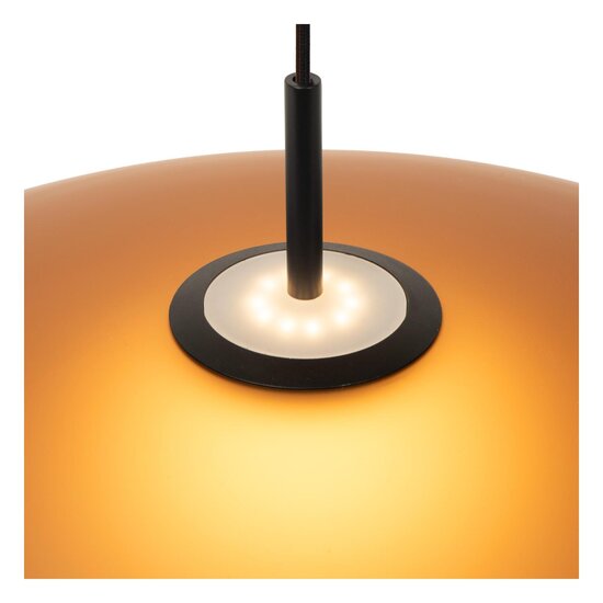 LUCIDE Lucide MENGA - Pendelleuchte - Ø 60 cm - Dimmbar LED - Schaffen Sie eine warme Atmosphäre in Ihrem Zuhause mit dieser wunderschönen Pendelleuchte.