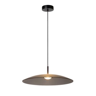 Lucide MENGA - Hanging lamp - Ø 60 cm - LED Dimming. - 1x18.6W 2700K - Fumé