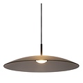 Lucide MENGA - Lámpara colgante - Ø 60 cm - LED Dimming. - 1x18,6W 2700K - Ahumado