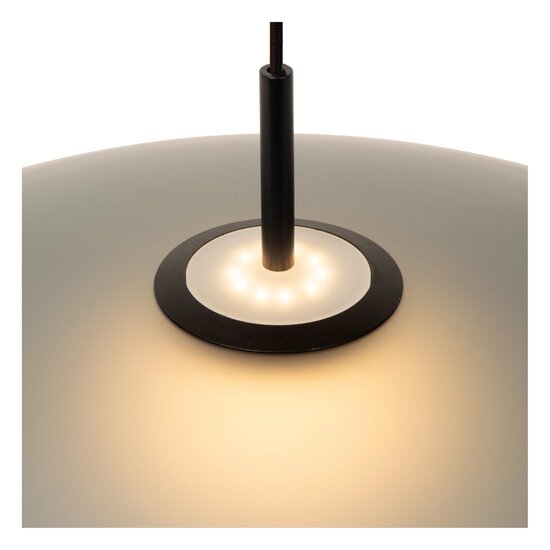 Lucide MENGA - Hanglamp - Ø 60 cm - LED Dimb. - 1x18,6W 2700K - Fumé