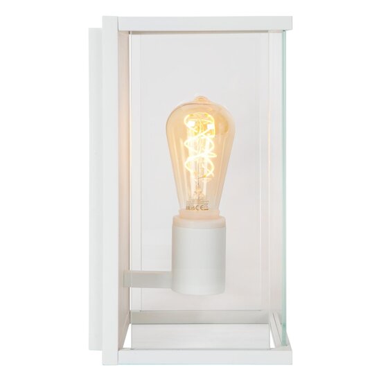 Lucide CLAIRE - Applique Intérieur/Extérieur - 1xE27 - IP54 - Blanc