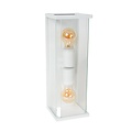 Lucide CLAIRE - Wall lamp Indoor/Outdoor - 2xE27 - IP54 - White
