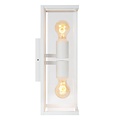 Lucide CLAIRE - Wall lamp Indoor/Outdoor - 2xE27 - IP54 - White