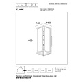Lucide CLAIRE - Wall lamp Indoor/Outdoor - 2xE27 - IP54 - White